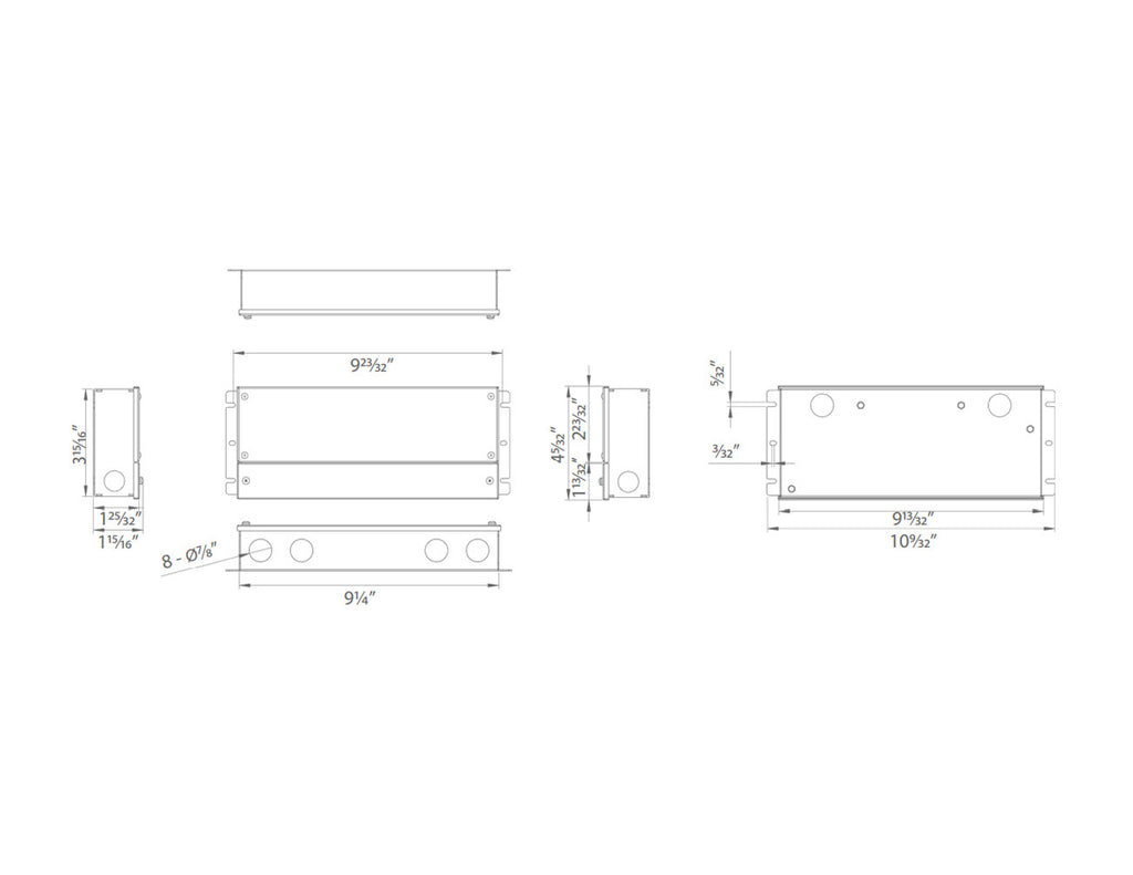 LED Dimmable Driver - 5 in 1 dimming - G-200W-24V-DWJ | GL LED US LIGHTING