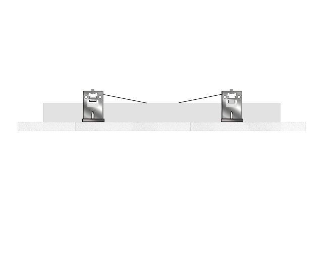 LED Linear Light Accessories - Continuous Run L8456 - Recessed Kit | GL ...