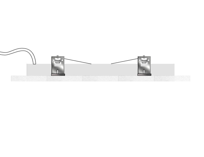 LED Linear Light Accessories - Continuous Run L8456 - Recessed Kit | GL ...