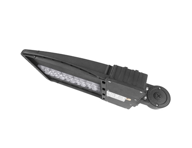Side view of LED Shoebox Light 60W.