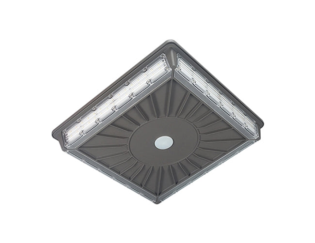 Bottom view of LED Parking Garage Canopy Light 70W.