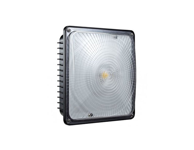Bottom view of Side view of LED Canopy Light fixtures for both outdoor and indoor 65W.
