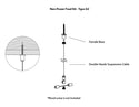 LED Linear Light Accessories - Single Run L8050/L11070 - Suspension Canopy Kit - 7
