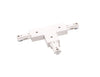 White color Single Circuit Track System - H Type - T Connector.