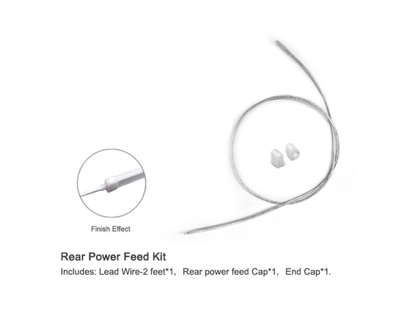 The rear power feed kit for the WINT side bend neon LED lights.