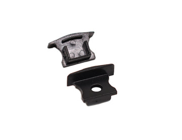 Aluminum Channel SLIM RECESS Accessories - YD 1201 End Caps (pair) - 0