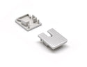 Aluminum Channel SKINNY DOME Accessories - YD 1418 End Caps (pair) - 1