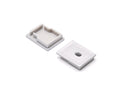 Aluminum Channel SQUARE DOME Accessories - YD 1604 End Caps (pair) - 1