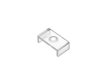 LED Aluminum Channel WIDE FLAT Accessories - YD 2002 Mounting Clip plastic clear.