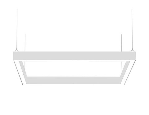 L8456 down light continuous run square-shaped in white
