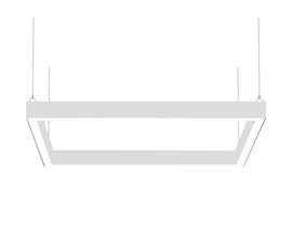 L8456 down light continuous run square-shaped in white