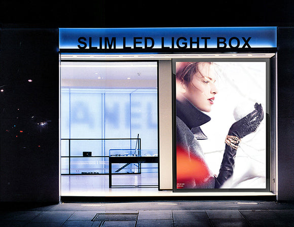 Customizable LED ladder strips inside SEG light box, each cuttable for flexible sizing and smooth, even illumination.