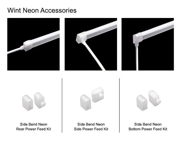 LED Side Bend Neon Light WINT - Single Color - Wet Location - 3000K - 24V - 5